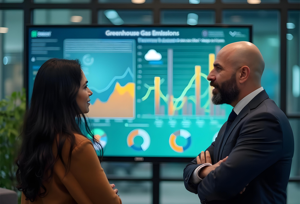 Image of a Greenhouse Gas Emissions Analyst