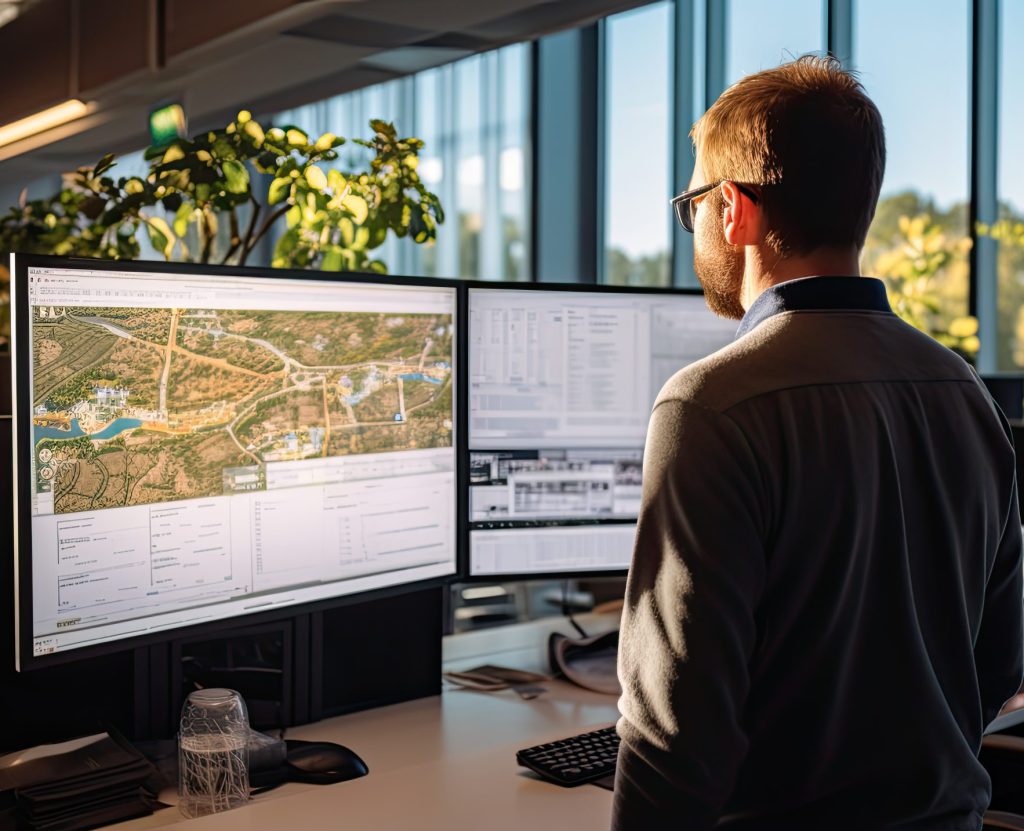 Image of a Geographic Information Systems (GIS) Programmer